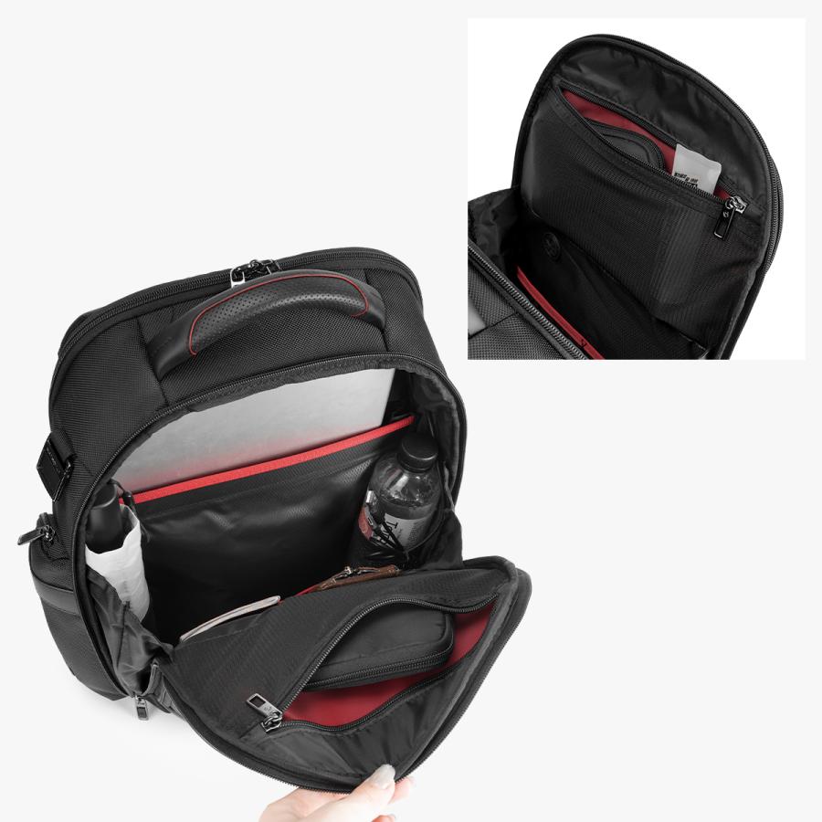 最大51% 8/21限定 サムソナイト プロデラックス6 バックパック ビジネスリュック メンズ ブランド 15L A4 PC収納 USBポート Samsonite Pro-DLX 6 km2-018 | Samsonite | 13