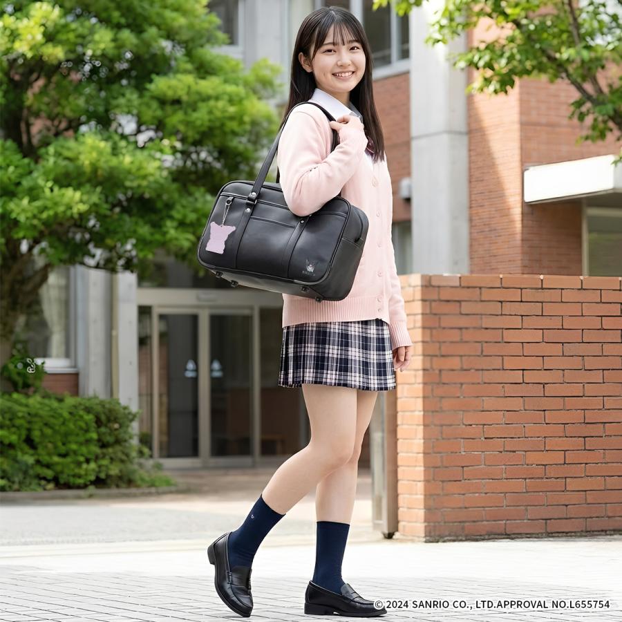 クロミ 最大42% 2/3限定 スクールバッグ スクバ 合皮 女子 女子高生