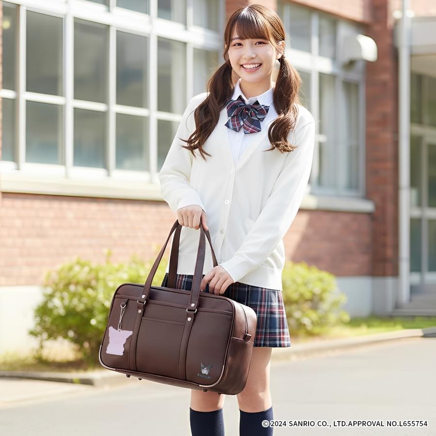 クロミ スクールバッグ スクバ 合皮 女子 女子高生 高校生 中学生 通学