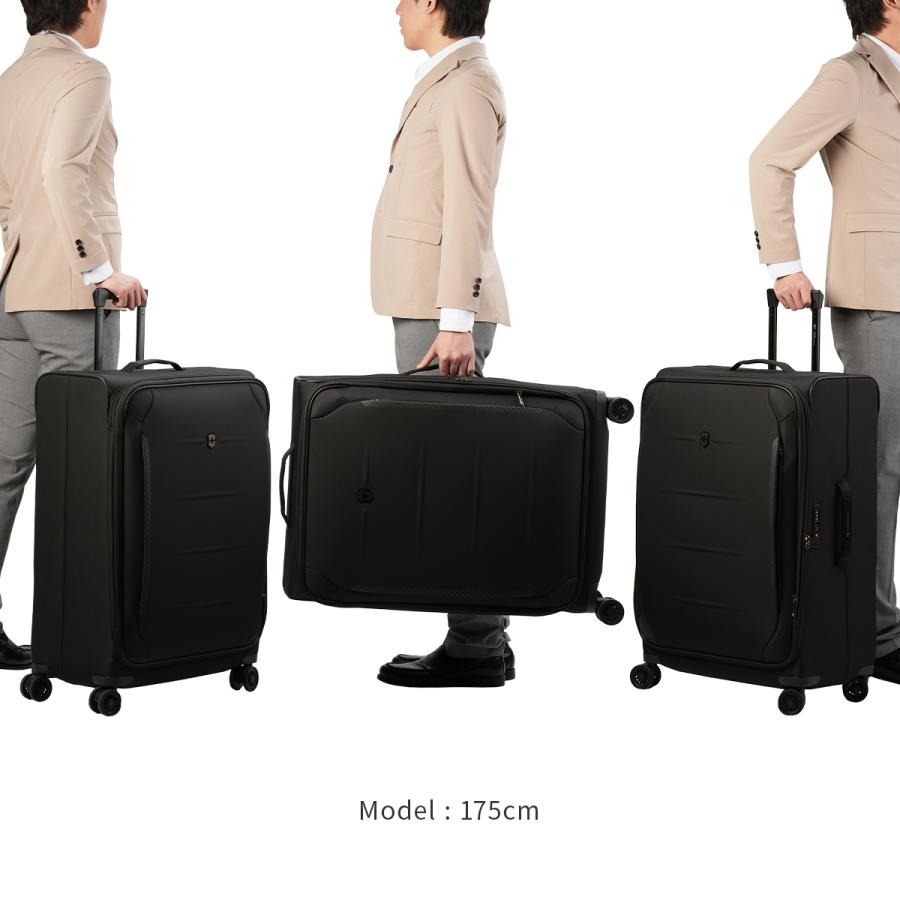 ビクトリノックス クロスライト ソフトキャリーケース ビジネスキャリー 106L/110L 拡張 VICTORINOX Crosslight 612421 | VICTORINOX | 04