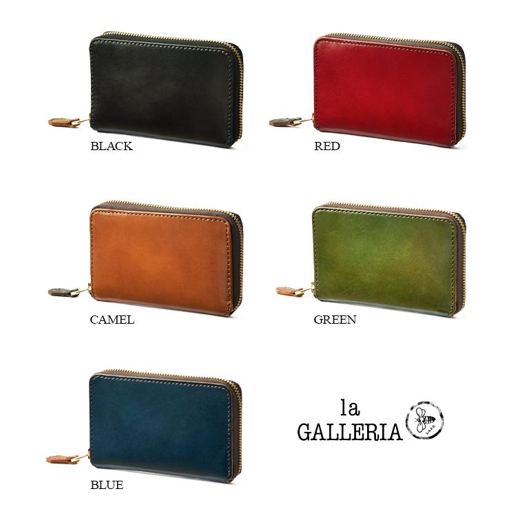 最大49% 4/1限定 ラ・ガレリア 財布 二つ折り財布 ミドルウォレット メンズ BOX型小銭入れ ボックス型 本革 イタリアンレザー ラウンドファスナー | la GALLERIA | 06