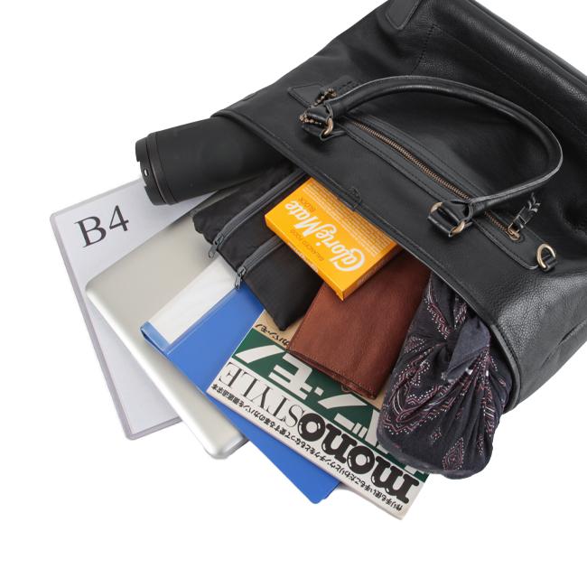 大容量✨️La GALLERIA 青木鞄 本革オールレザートートバッグ ビジネス 大容量✨️La GALLERIA 青木鞄 本革オールレザートートバッグ