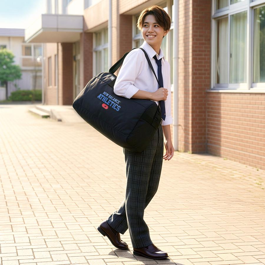 最大42% 9/25限定 ニューバランス ボストンバッグ 55L 修学旅行 林間学校 女の子 男の子 女子 男子 高校生 中学生 大容量 軽量 New Balance LAB55688 在庫限り | New Balance | 06