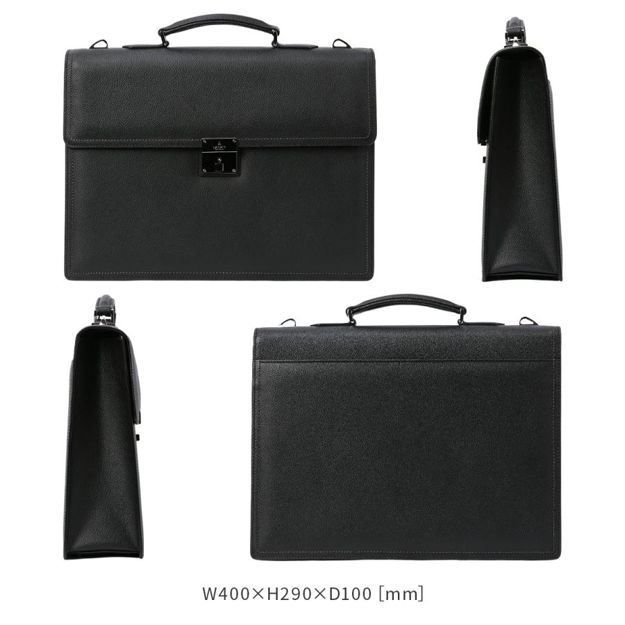 【美品】ランバンコレクション　レザー ビジネスバッグ LANVIN COLLECTION 最大55% 10/26まで ランバン コレクション