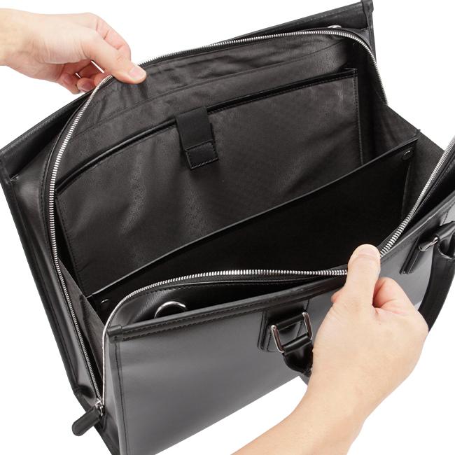 LANVIN ブラック ビジネスバッグ 楽天市場】LANVIN COLLECTION レザービジネスバッグ A4 三方開き