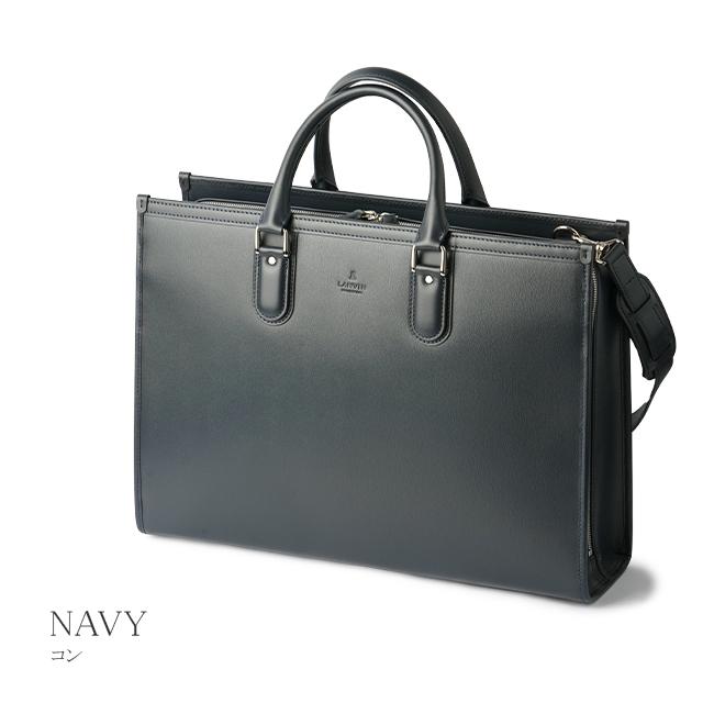 新品LANVIN COLLECTION 日本製 牛革 ビジネストートバッグ併