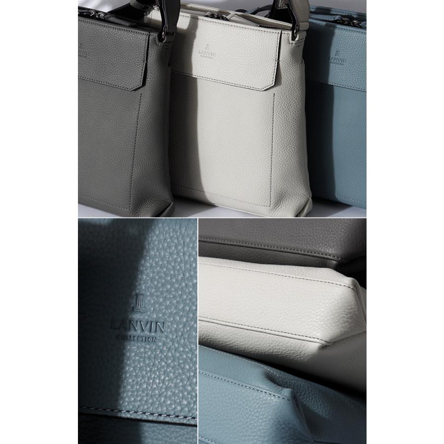 最大53% 6/1まで ランバンコレクション ショルダーバッグ メンズ ブランド レザー 本革 撥水 軽量 LANVIN COLLECTION 285111の画像