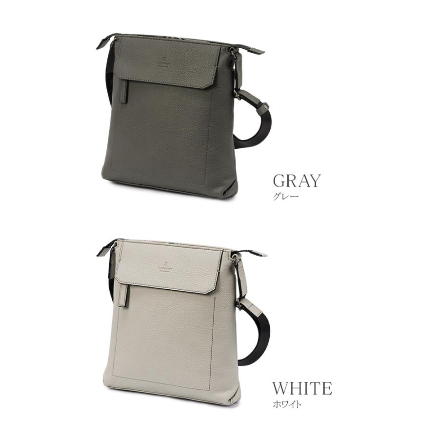最大53% 6/1まで ランバンコレクション ショルダーバッグ メンズ ブランド レザー 本革 撥水 軽量 LANVIN COLLECTION 285111の画像