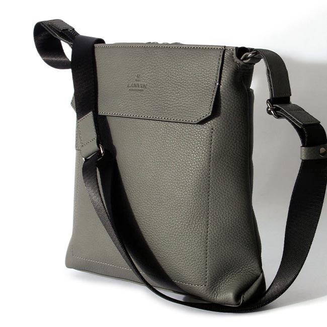 最大53% 6/1まで ランバンコレクション ショルダーバッグ メンズ ブランド レザー 本革 撥水 軽量 LANVIN COLLECTION 285111の画像