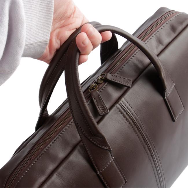 新品　LANVIN COLLECTION 日本製 牛革 ビジネストートバッグ　併 LANVIN COLLECTION トートバッグ メンズ 牛革 レザー 撥水 軽量