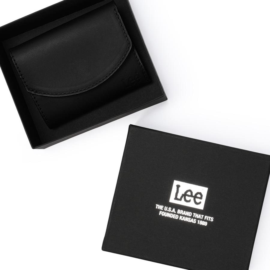 Lee（リー） 最大51% 1/13限定 三つ折り財布 手のひらサイズ 本革