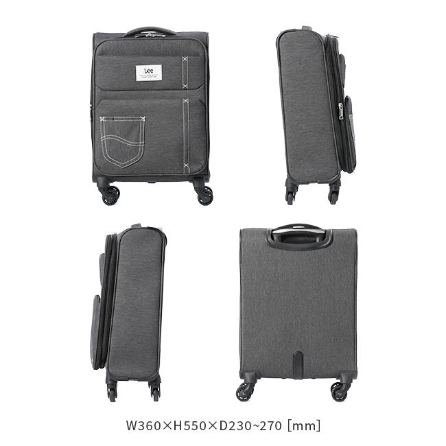 Lee（リー） 最大41% 2/25限定 ソフトキャリーケース スーツケース