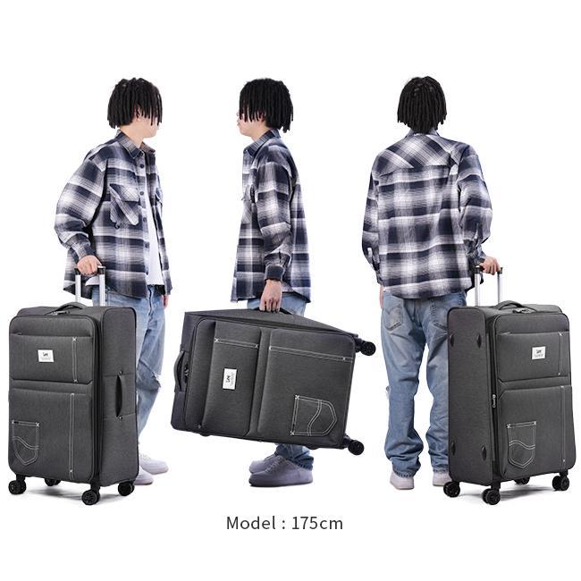 Lee キャリーケース　機内持ち込み Lee（リー） 最大42% 12/26限定 ソフトキャリー スーツケース Lサイズ