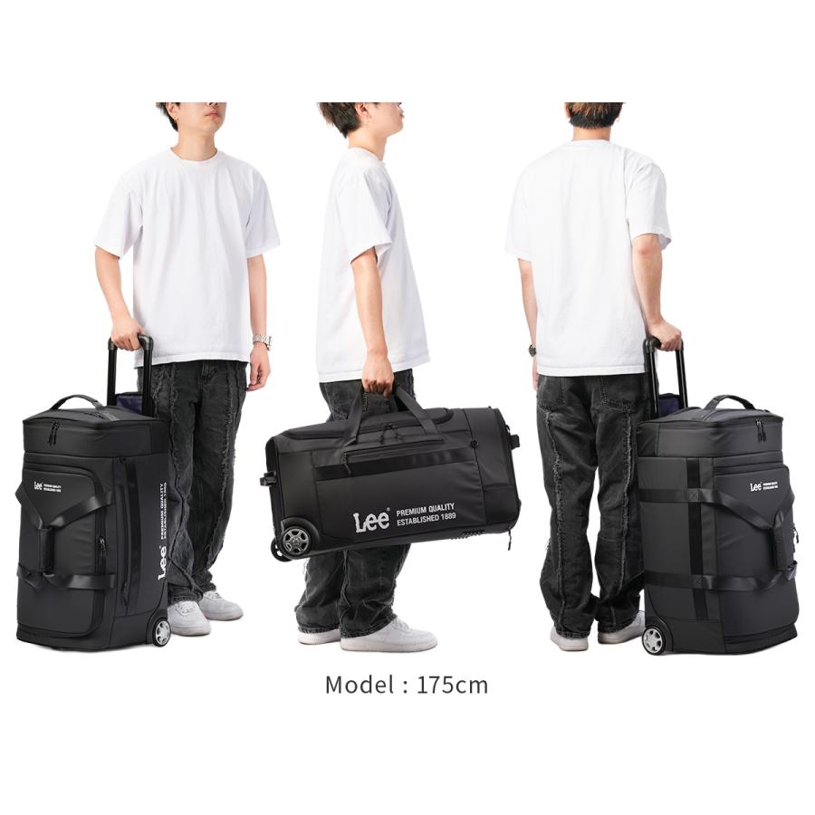 Lee リー リュックキャリー スーツケース Mサイズ 56L 軽量 旅行 合宿 出張 2WAY ボストンバッグ ダッフルバッグ キャスター付き 320-9060 | Lee | 06