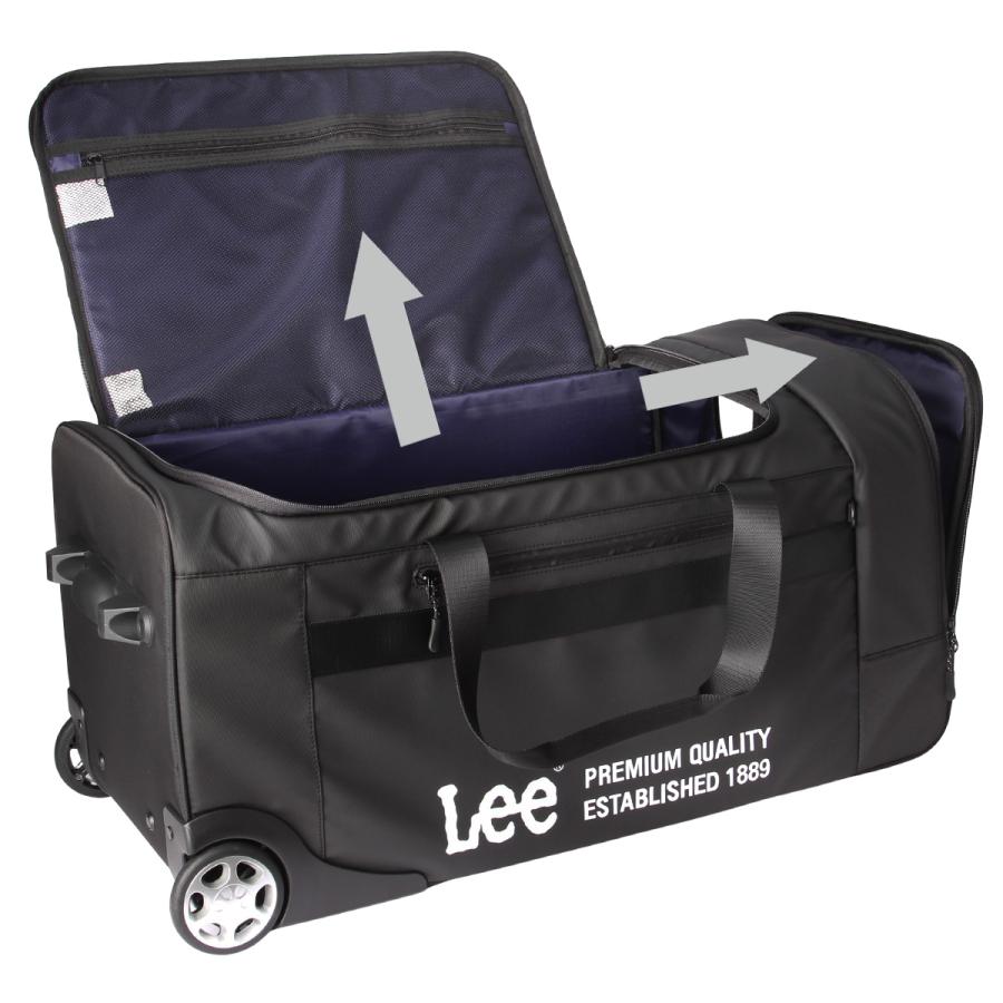 Lee リー リュックキャリー スーツケース Mサイズ 56L 軽量 旅行 合宿 出張 2WAY ボストンバッグ ダッフルバッグ キャスター付き 320-9060 | Lee | 07