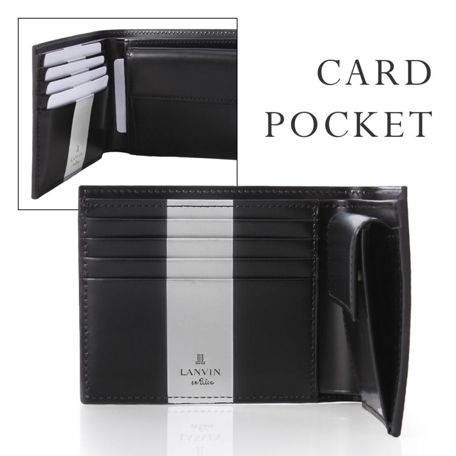 最大53% 3/1まで ランバンオンブルー 二つ折り財布 メンズ ブランド レザー 本革 ワグラム2 LANVIN en Bleu wagram2 504613 | LANVIN en Bleu | 10