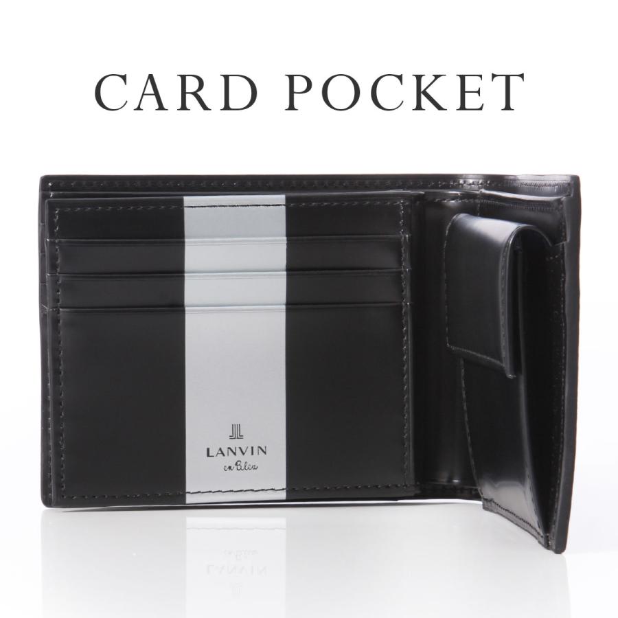 最大51% 3/3限定 ランバンオンブルー 二つ折り財布 メンズ ブランド レザー 本革 大容量 ワグラム2 LANVIN en Bleu wagram2 504614 | LANVIN en Bleu | 10