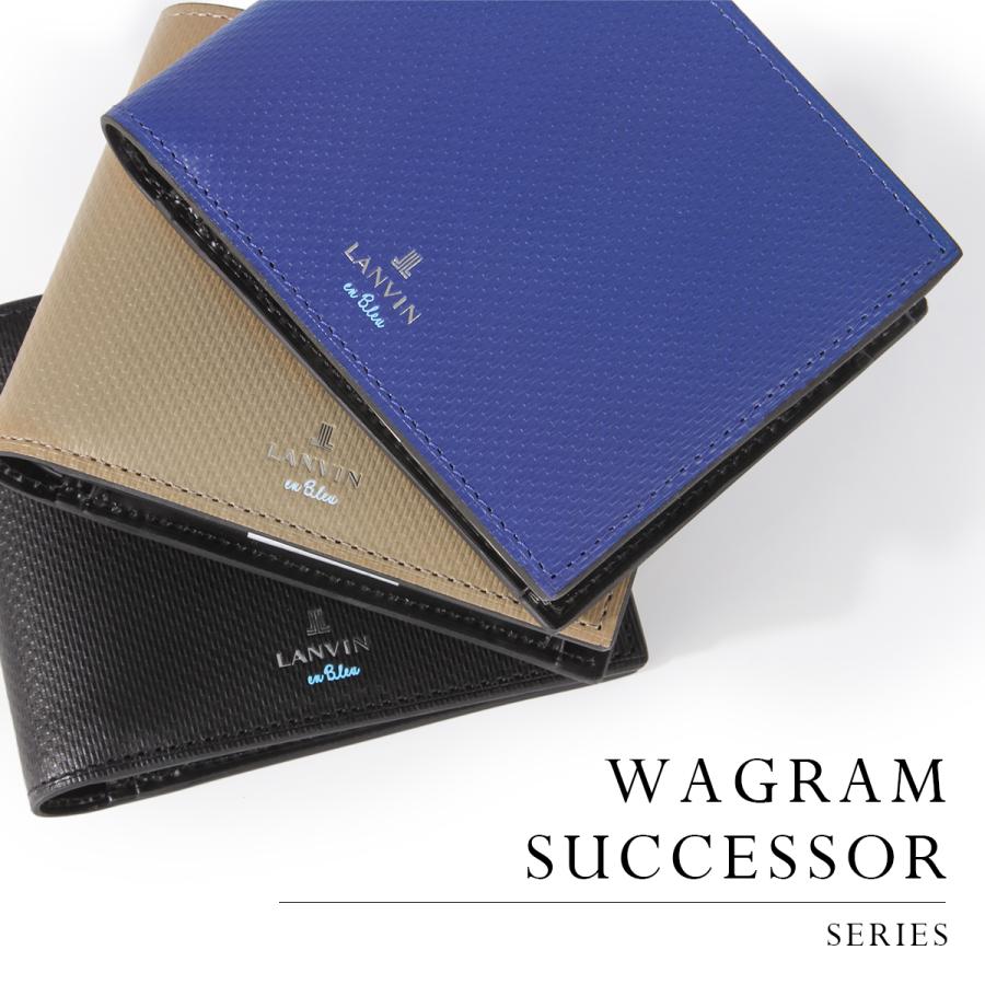 最大51% 3/3限定 ランバンオンブルー 二つ折り財布 メンズ ブランド レザー 本革 大容量 ワグラム2 LANVIN en Bleu wagram2 504614 | LANVIN en Bleu | 07