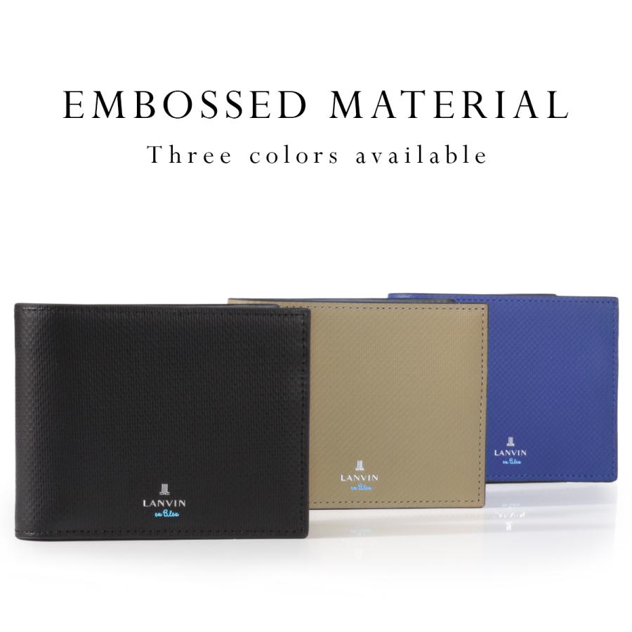 最大51% 3/3限定 ランバンオンブルー 二つ折り財布 メンズ ブランド レザー 本革 大容量 ワグラム2 LANVIN en Bleu wagram2 504614 | LANVIN en Bleu | 08