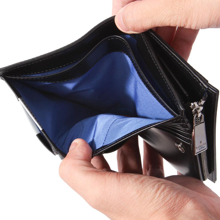 ランバンオンブルー 二つ折り財布 ミドル財布 メンズ ブランド レザー 本革 大容量 大きめ ワグラム2 LANVIN en Bleu wagram2 504615 | LANVIN en Bleu | 14