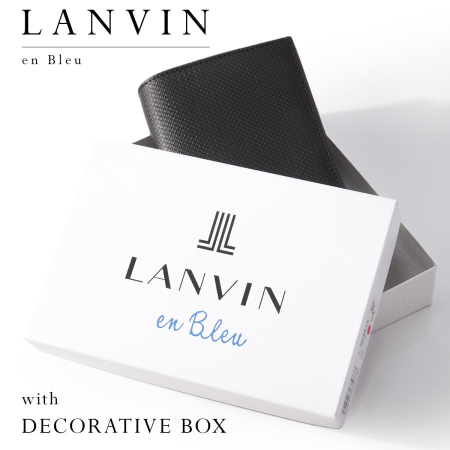 ランバンオンブルー 二つ折り財布 ミドル財布 メンズ ブランド レザー 本革 大容量 大きめ ワグラム2 LANVIN en Bleu wagram2 504615 | LANVIN en Bleu | 15