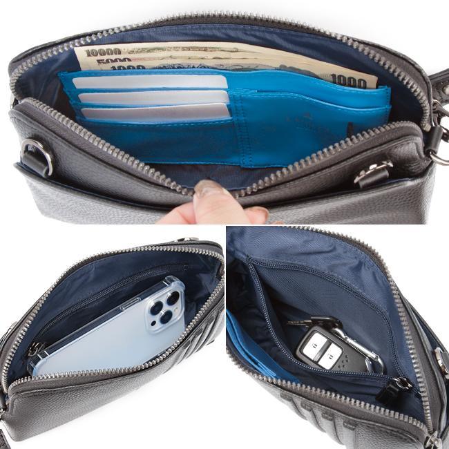 最大55% 1/30から ランバンオンブルー ショルダーバッグ クラッチバッグ メンズ レディース ブランド 斜め掛け 小さめ 結婚式 2WAY LANVIN en Bleu 512121 | LANVIN en Bleu | 09