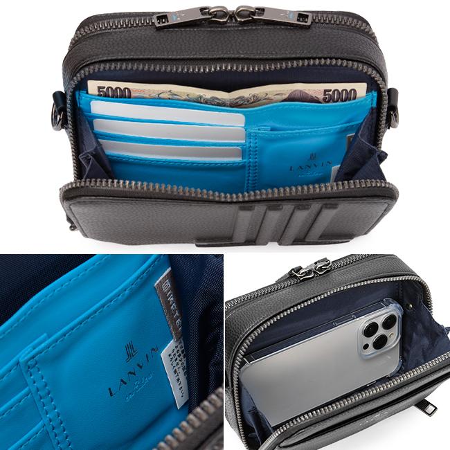 最大53% 3/1まで ランバンオンブルー ショルダーバッグ ミニショルダーバッグ メンズ レディース ブランド 斜め掛け 小さめ 財布 LANVIN en Bleu 512122 | LANVIN en Bleu | 10