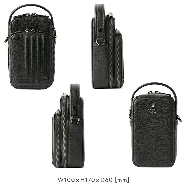 最大53% 3/1まで ランバンオンブルー ショルダーバッグ ミニショルダーバッグ スマホポーチ スマホショルダー ポシェット メンズ レディース 2WAY 512123 | LANVIN en Bleu | 06