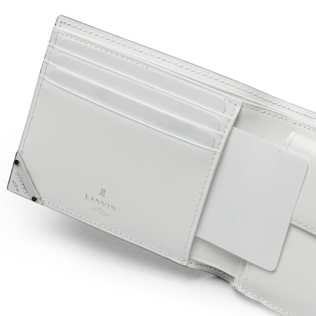 最大51% 1/18限定 ランバンオンブルー ランバン 財布 二つ折り財布 本革 レザー メンズ アクア LANVIN en Bleu 513622 | LANVIN en Bleu | 12