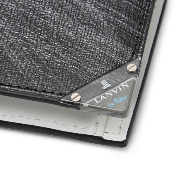 最大51% 1/18限定 ランバンオンブルー ランバン 財布 二つ折り財布 本革 レザー メンズ アクア LANVIN en Bleu 513622 | LANVIN en Bleu | 16