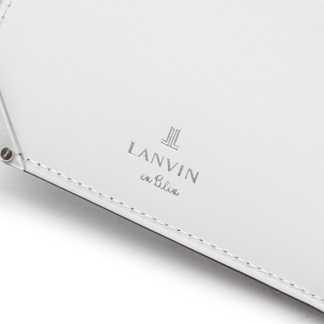 最大51% 8/30限定 ランバンオンブルー ランバン 財布 二つ折り財布 本革 レザー メンズ アクア LANVIN en Bleu 513622 | LANVIN en Bleu | 11