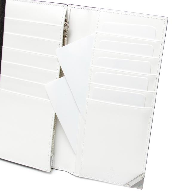 最大53% 3/1まで ランバンオンブルー ランバン 財布 長財布 本革 薄型 薄い メンズ アクア LANVIN en Bleu 513624 | LANVIN en Bleu | 13