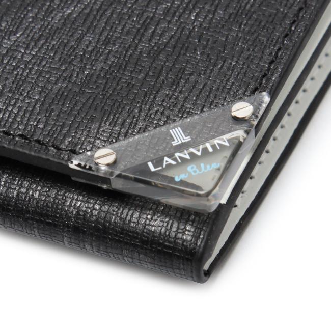 最大51% 8/30限定 ランバンオンブルー ランバン 財布 長財布 本革 薄型 薄い メンズ アクア LANVIN en Bleu 513624 | LANVIN en Bleu | 17