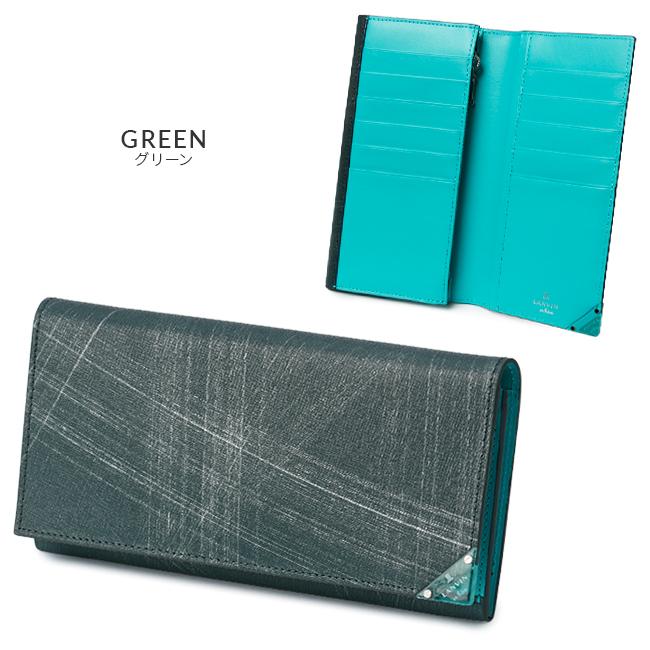 最大53% 3/1まで ランバンオンブルー ランバン 財布 長財布 本革 薄型 薄い メンズ アクア LANVIN en Bleu 513624 | LANVIN en Bleu | 05