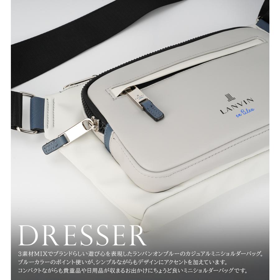 最大51% 9/5限定 ランバンオンブルー ドレッセ ミニショルダーバッグ 合皮 耐水 LANVIN en Bleu DRESSE 515111 | LANVIN en Bleu | 03