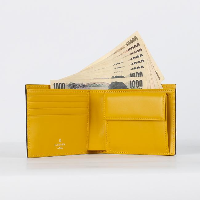 最大53% 3/1まで ランバンオンブルー ランバン 財布 二つ折り財布 本革 メンズ ロージュ LANVIN en Bleu 516604 | LANVIN en Bleu | 15