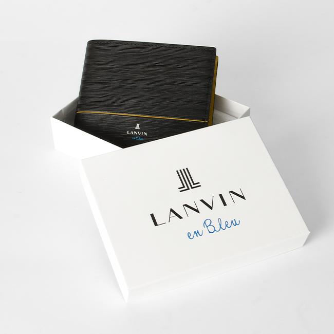 最大51% 8/30限定 ランバンオンブルー ランバン 財布 二つ折り財布 本革 メンズ ロージュ LANVIN en Bleu 516604 | LANVIN en Bleu | 16