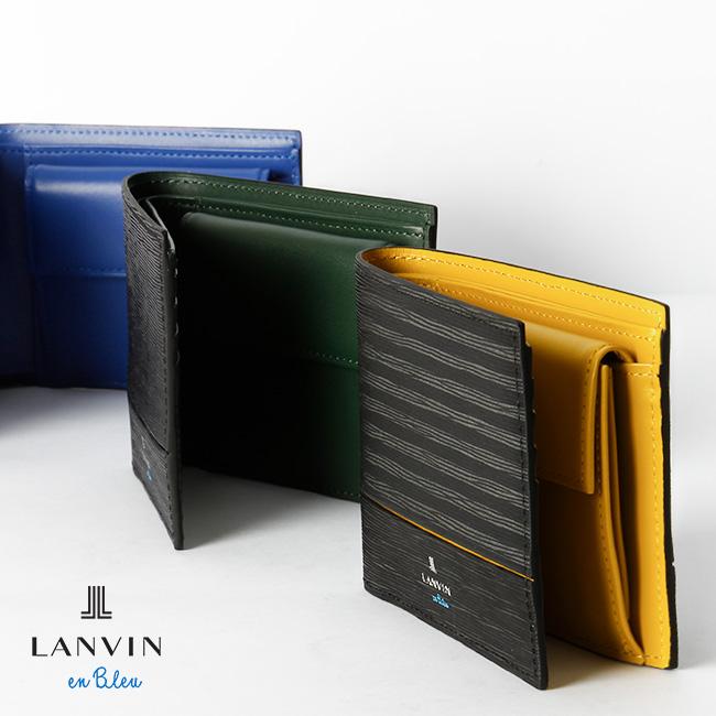 最大51% 8/30限定 ランバンオンブルー ランバン 財布 二つ折り財布 本革 メンズ ロージュ LANVIN en Bleu 516604 | LANVIN en Bleu | 17