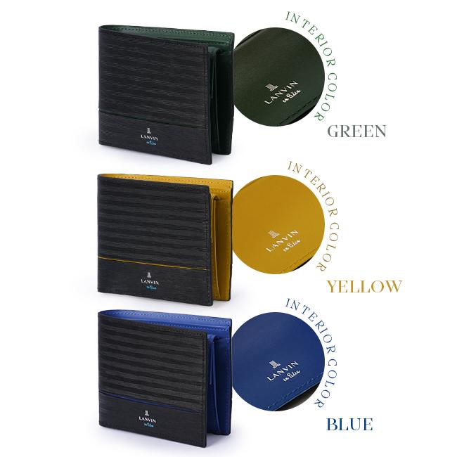 最大53% 3/22まで ランバンオンブルー ランバン 財布 二つ折り財布 本革 メンズ ロージュ LANVIN en Bleu 516604 | LANVIN en Bleu | 04