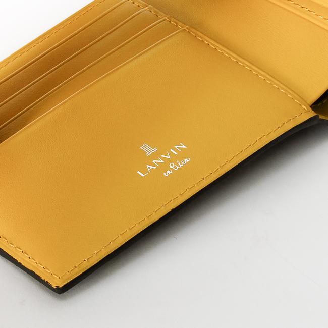 ランバンオンブルー ランバン 財布 二つ折り財布 本革 メンズ ロージュ LANVIN en Bleu 516604 | LANVIN en Bleu | 09