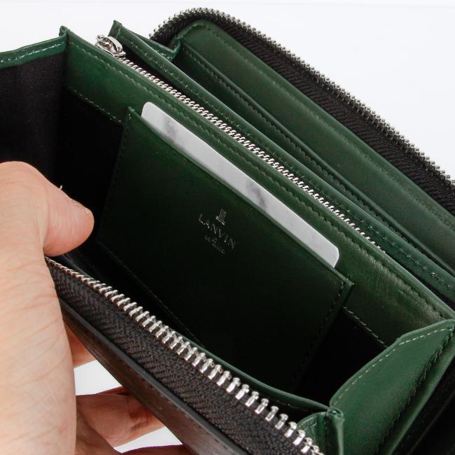 ランバンオンブルー ランバン 財布 長財布 本革 大容量 メンズ ロージュ LANVIN en Bleu 516606 | LANVIN en Bleu | 14