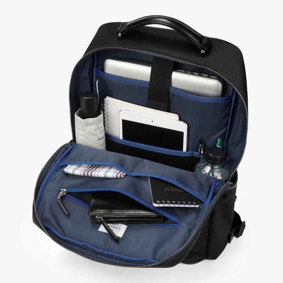 ランバンオンブルー リッパー ビジネスリュック バックパック メンズ レディース A4 B4 PC 多機能 大容量 撥水 LANVIN en Bleu RIPPER 517713 | LANVIN en Bleu | 18