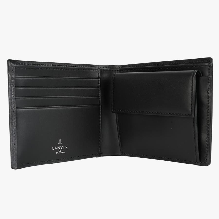 ランバンオンブルー レノア 二つ折り財布 メンズ ブランド レザー 本革 牛革 LANVIN en Bleu LENOIR 518612 | LANVIN en Bleu | 10