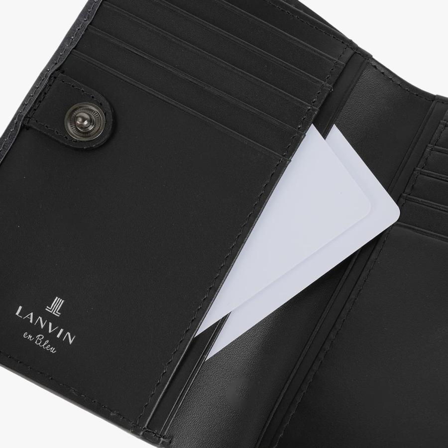 ランバンオンブルー レノア ミドル財布 二つ折り財布 ミドルウォレット メンズ ブランド レザー 本革 牛革 LANVIN en Bleu LENOIR 518613 | LANVIN en Bleu | 13