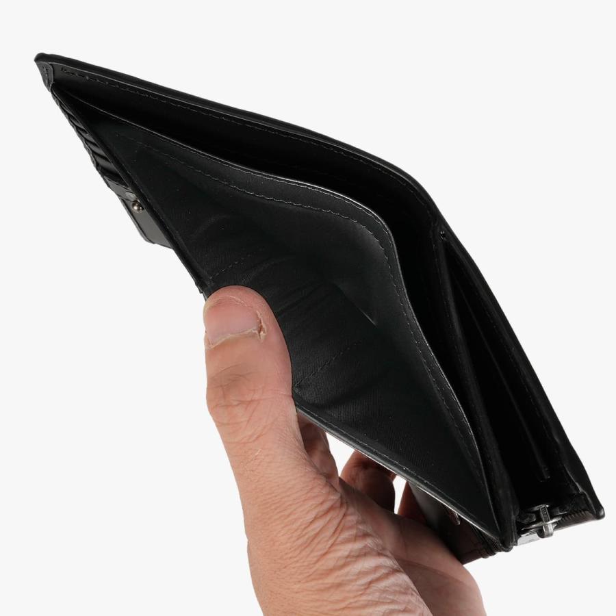 ランバンオンブルー レノア ミドル財布 二つ折り財布 ミドルウォレット メンズ ブランド レザー 本革 牛革 LANVIN en Bleu LENOIR 518613 | LANVIN en Bleu | 16