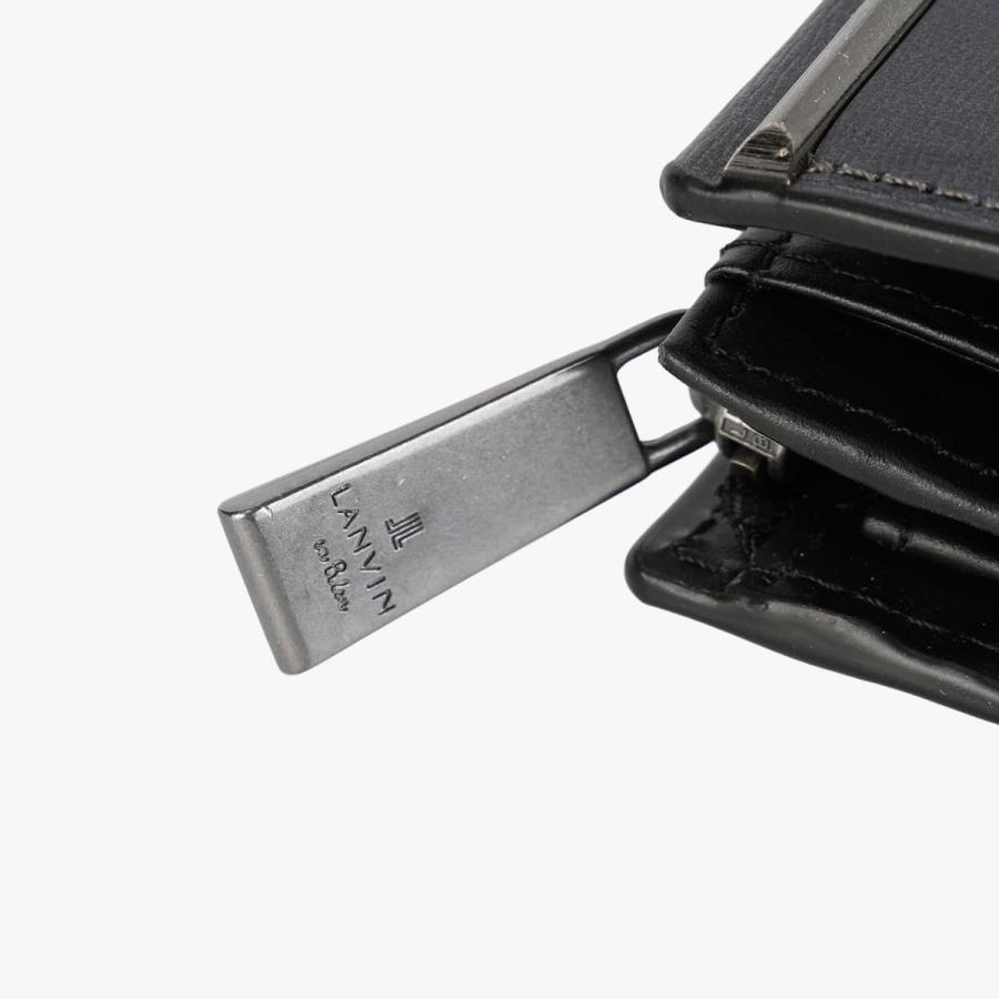 ランバンオンブルー レノア ミドル財布 二つ折り財布 ミドルウォレット メンズ ブランド レザー 本革 牛革 LANVIN en Bleu LENOIR 518613 | LANVIN en Bleu | 10