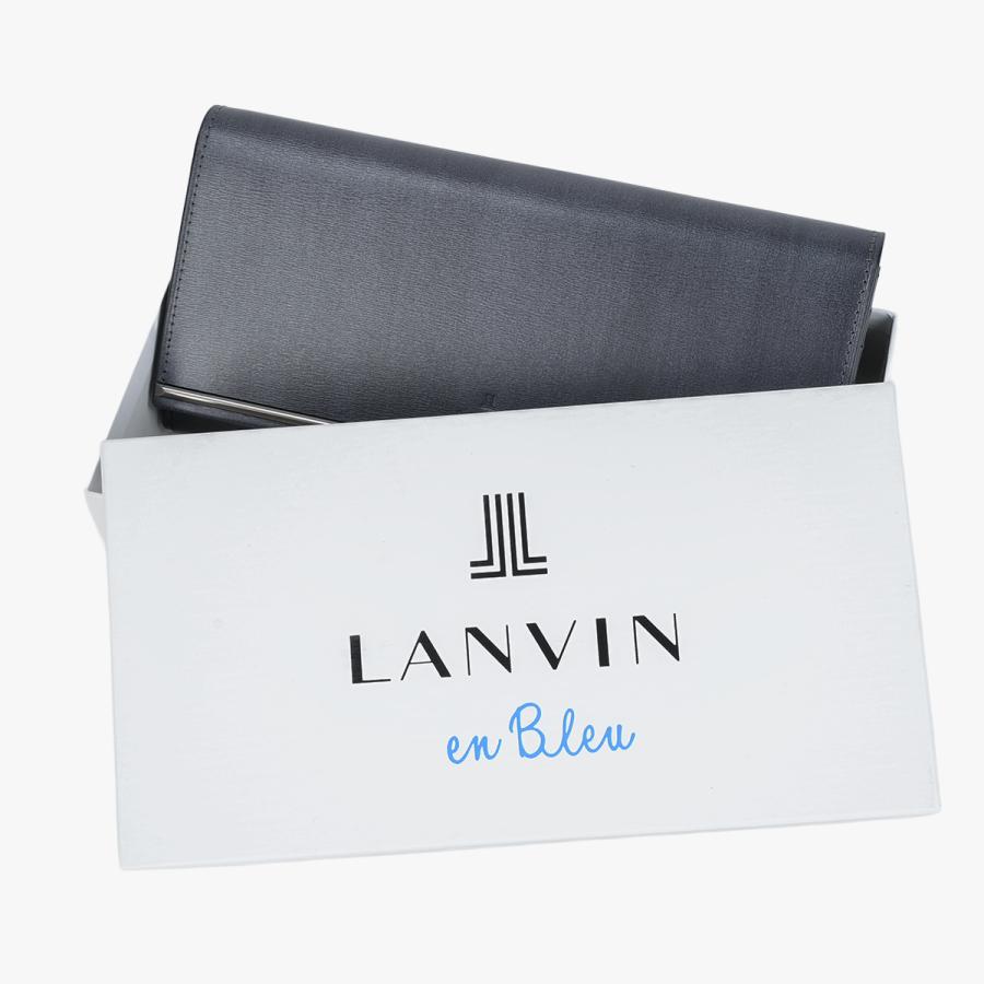 最大51% 8/23限定 ランバンオンブルー レノア 長財布 かぶせ長財布 メンズ ブランド レザー 本革 牛革 LANVIN en Bleu LENOIR 518614 | LANVIN en Bleu | 17
