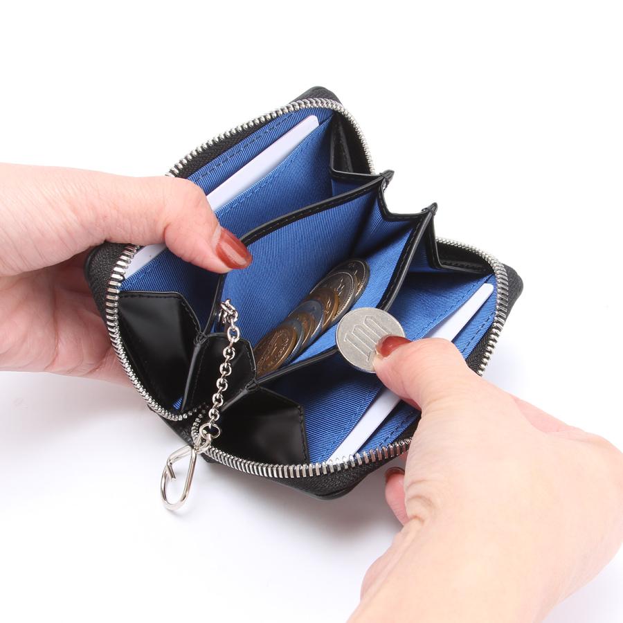 最大53% 3/1まで ランバンオンブルー バトラー 小銭入れ コインケース メンズ レディース ブランド ファスナー レザー 本革 LANVIN en Bleu Butler 519611 | LANVIN en Bleu | 12