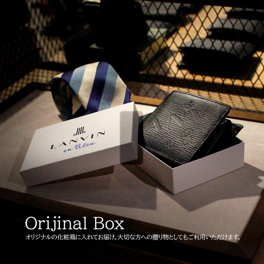 最大50% 9/29限定 ランバンオンブルー バトラー 二つ折り財布 メンズ レディース ブランド レザー 本革 LANVIN en Bleu Butler 519614 | LANVIN en Bleu | 09