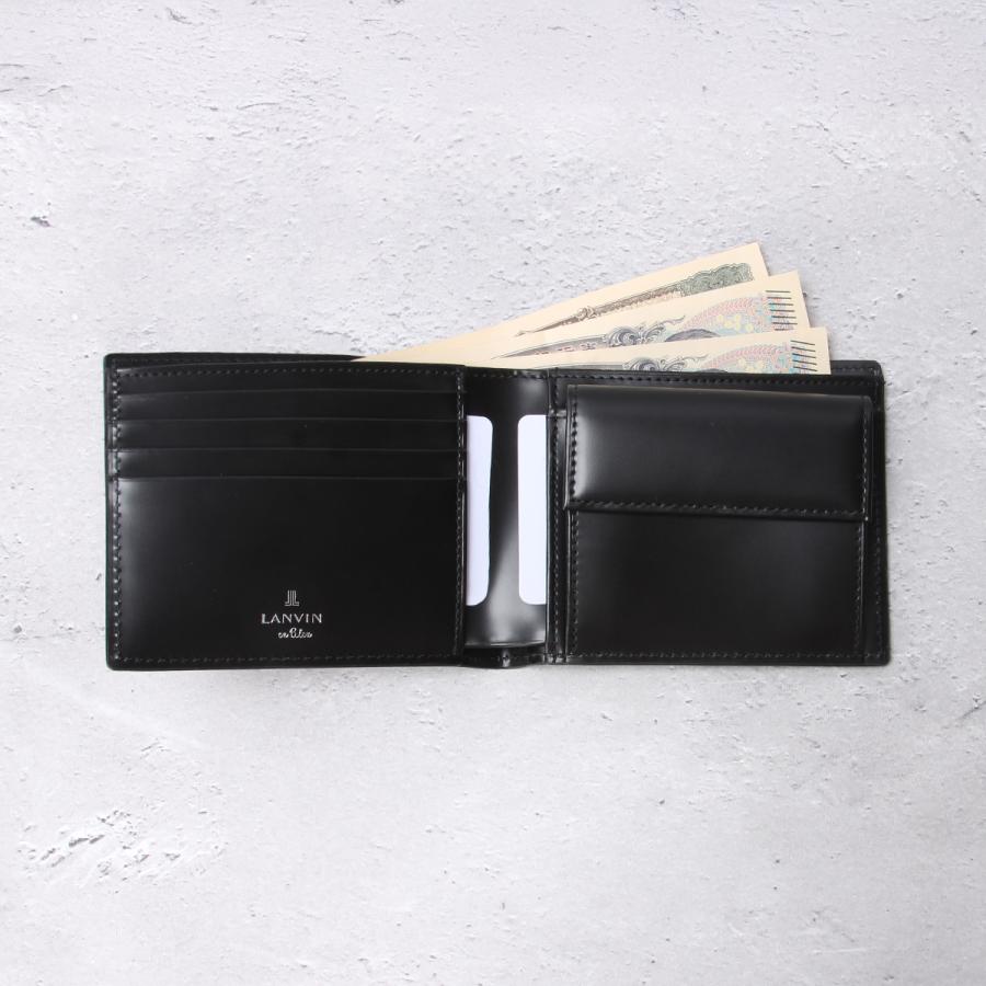 最大50% 9/29限定 ランバンオンブルー バトラー 二つ折り財布 メンズ レディース ブランド レザー 本革 LANVIN en Bleu Butler 519614 | LANVIN en Bleu | 10